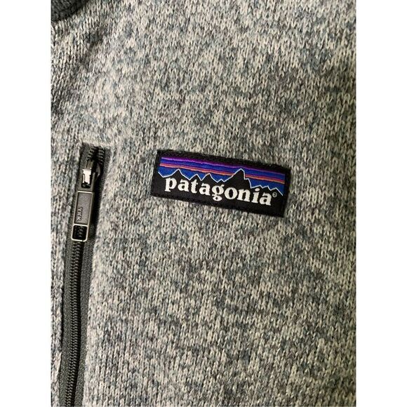 Patagonia Better Sweater 1/4 zip pullover sweatshirt gray men's size small 25522 - Picture 3 of 6